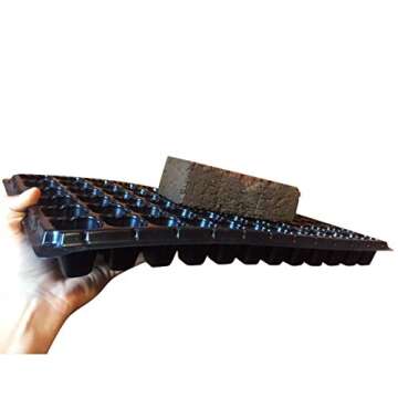 Bootstrap Farmer 200 Cell w/ 1020 Flat Seedling Starter Trays Extra Strength 5 Pack Combo - Seed Pla...