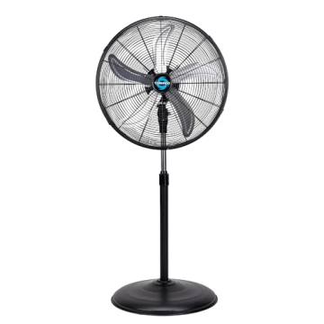 Tornado 20 Inch High Velocity Metal Oscillating Pedestal Fan - Commercial & Industrial Use