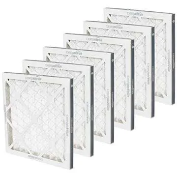Amazon Basics 12x12x1 MERV 8 Air Filter 6 Pack for Clean Air