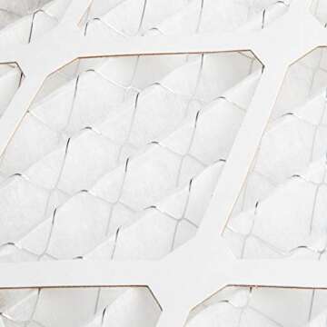 Amazon Basics 12x12x1 Air Filter 6 Pack, Merv 8 AC Furnace Filters