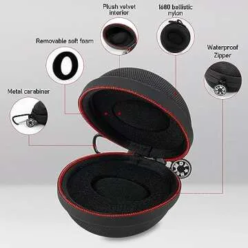 HELMDY Waterproof Watch Travel Case for Men & Women