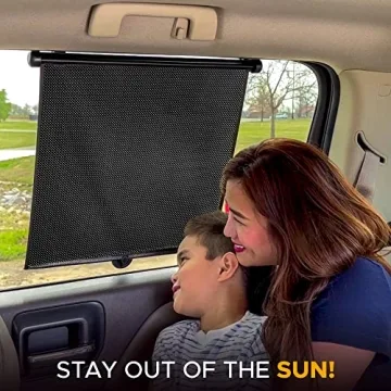 EcoNour Car Window Shades | 2 Pack UV Protection