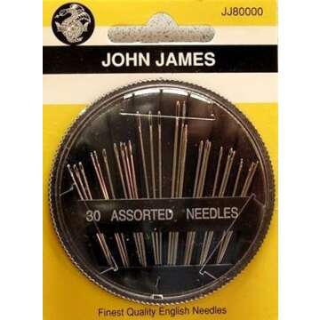 John James Needle 30 pc Assorted - Perfect for Every Craft