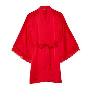 Victoria's Secret Luxe Satin Robe for Comfort and Style