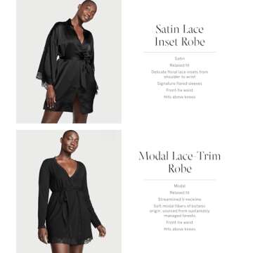 Victoria's Secret Luxe Satin Robe for Comfort and Style