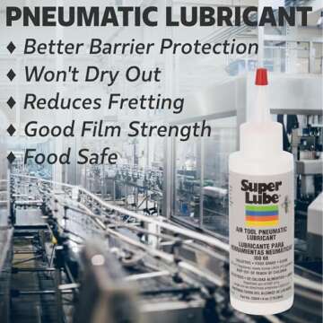 Super Lube 12004 Air Tool Lubricant - 4 Oz Food Grade Protection