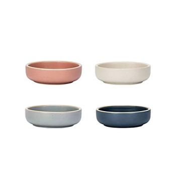 MDZF SWEET HOME Porcelain Sauce Dishes, Side Dish Sushi Dipping Bowls Matte Glaze Tableware Serving ...