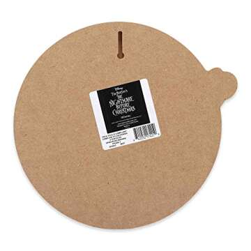 Disney The Nightmare Before Christmas Start At Zero Round Wood Wall Decor - Cute Zero Sign for Halloween Home Decorating