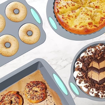 Tongjude 46 Piece Non-Stick Silicone Bakeware Set