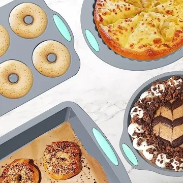 Tongjude 46 Piece Non-Stick Silicone Bakeware Set