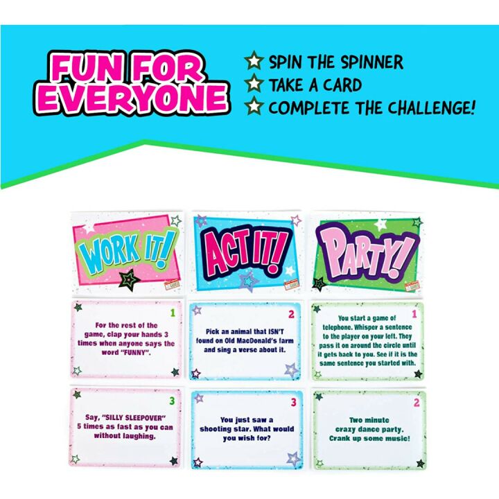 Sleepover Party Game for Kids Ages 8 and Up
