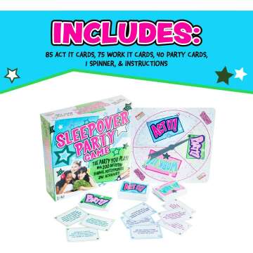 Sleepover Party Game for Kids Ages 8 and Up