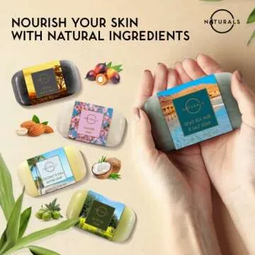 O NATURALS 10PC Bar Soap Set - Vegan Spa Gifts for All