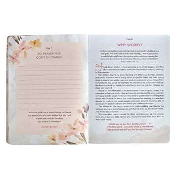 My Quiet Time Devotional - 365 Devotions for Women To Bring You Into The Peace Of The Presence of God Peach Floral Softcover Flexcover Gift Book w/Ribbon Marker