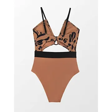 Stylish CUPSHE Women's Plunge Neckline Swimsuit for Summer
