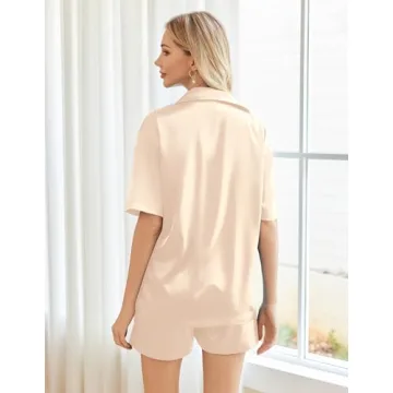 Ekouaer Silk Pajamas: Soft, Stylish Two-Piece Set