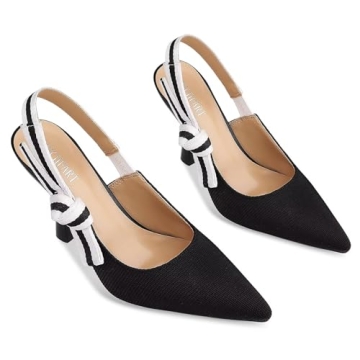 Stylish Slingback Pointed Toe Heels for Women