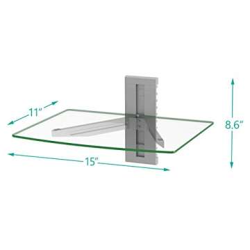 WALI Floating Entertainment Center Shelves up to 17.6lbs