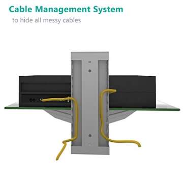 WALI Floating Entertainment Center Shelves up to 17.6lbs