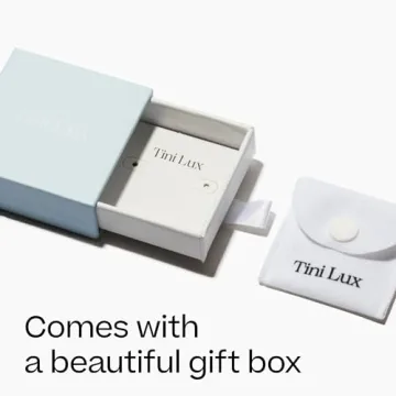 Tini Lux Hypoallergenic Pavé Crystal Hoops for Sensitive Ears