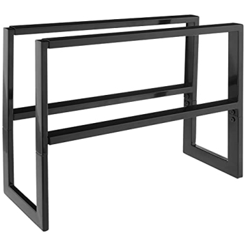 Yamazaki Expanding Shoe Rack, Adjustable Metal Design in Black