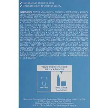 L'Oreal Paris Skincare Hydra Genius Daily Liquid Care Oil-Free Face Moisturizer for Extra Dry Skin, Hyaluronic Acid Moisturizer for Face with Aloe Water and Hyaluronic Acid, 3.04 fl. oz.
