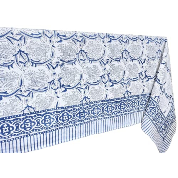 ATOSII Santorini Cotton Tablecloth for All Occasions