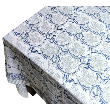 ATOSII Santorini Cotton Tablecloth for All Occasions