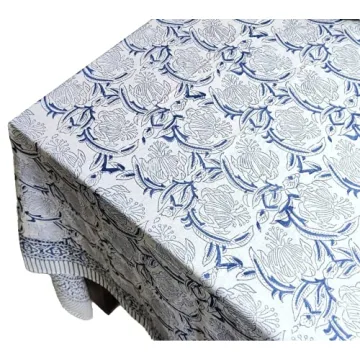 ATOSII Santorini Cotton Tablecloth for All Occasions