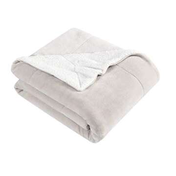 Eddie Bauer Twin Blanket - Soft and Cozy Fleece with Sherpa