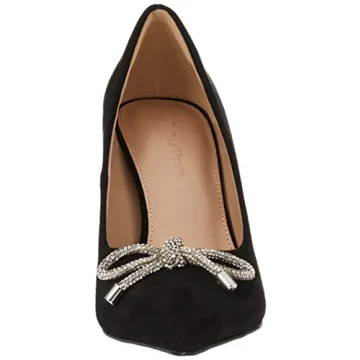 The Drop Women's Parish Pointed Toe Heel Black for Stylish Comfort