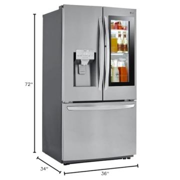 LG 22 cu. ft. Smart Refrigerator with InstaView Features