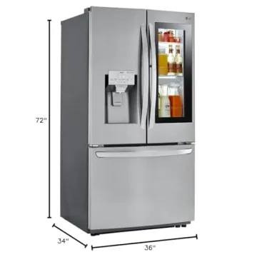 LG 22 cu. ft. Smart Refrigerator with InstaView Features