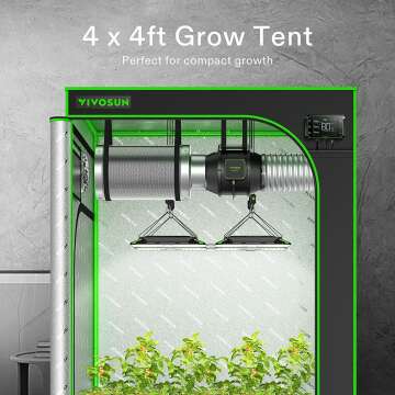 VIVOSUN 4x4 Grow Tent for Indoor Gardening Enthusiasts