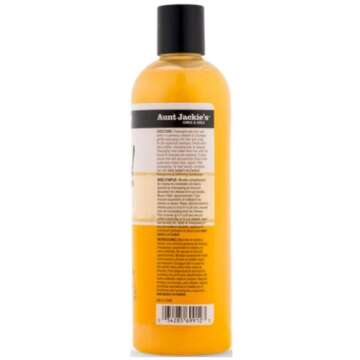 Aunt Jackie's Curls and Coils Oh So Clean Deep Moisturizing and Softening Hair Shampoo for Natural C...