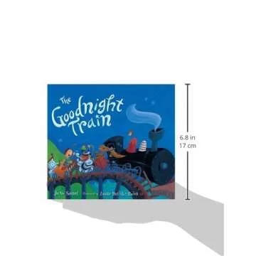 Charming Goodnight Train Board Book for Toddlers