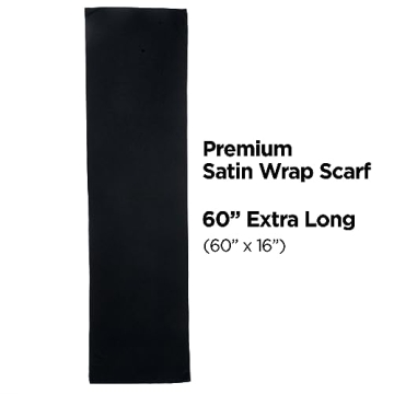 KISS Soft Satin Wrap Scarf - Versatile Hair Protection