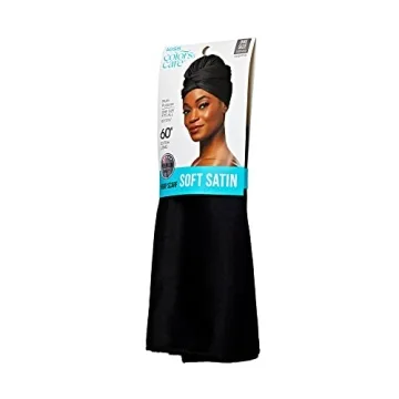 KISS Soft Satin Wrap Scarf - Versatile Hair Protection