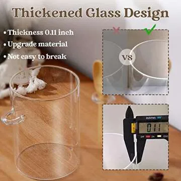 Elegant Glass Sugar Jar with Bamboo Lid and Spoon