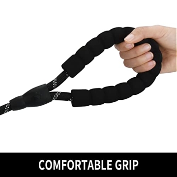 Panykoo Durable Dog Leash with Soft Padded Handle and Reflective Design