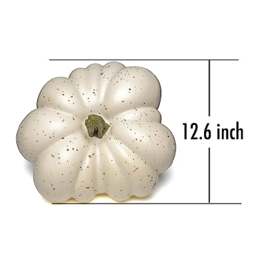WsCrofts Large Artificial Pumpkin for Fall Decor
