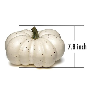 WsCrofts Large Artificial Pumpkin for Fall Decor