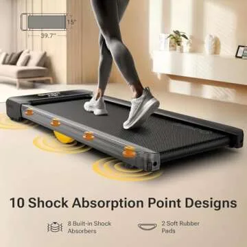 Shop UREVO 2 in 1 Under Desk Treadmill - Quiet & Versatile