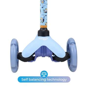 Bluey Self Balancing Kick Scooter for Kids Ages 3-7