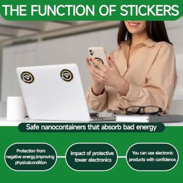 6 Neutralizer Protection Stickers for Tech Devices