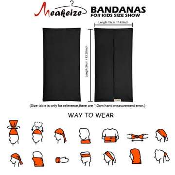 Kids Face Ski Mask - UPF 50+ Neck Gaiter for Boys & Girls