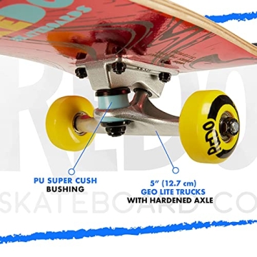 ReDo Skateboard Complete 31" x 7.675" Eye Candy Pop Barking Ducks