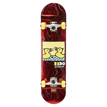 ReDo Skateboard Complete 31" x 7.675" Eye Candy Pop Barking Ducks
