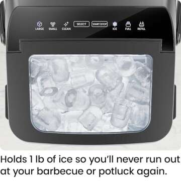 Fast & Compact ICEMAN Ice Maker for Home & Office