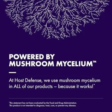 Host Defense Mushrooms Lion's Mane - Brain Health Support Supplement - Mushroom Supplement to Support Focus & Memory Function - Immune & Nervous System Support Supplement - 120 Capsules (60 Servings)*